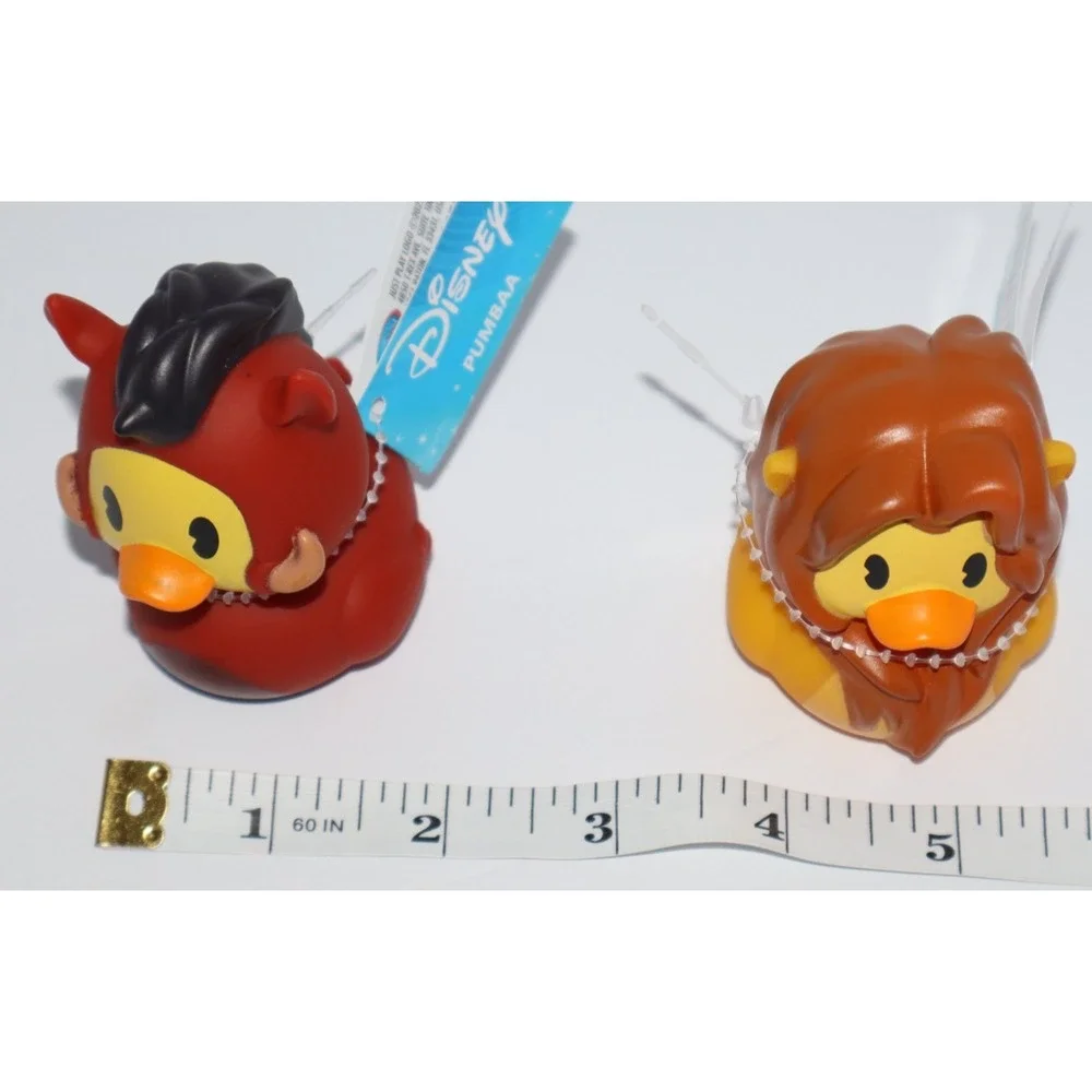 Disney The Lion King SIMBA & PUMBAA Rubber Ducks Cruise Set of 2 NEW
